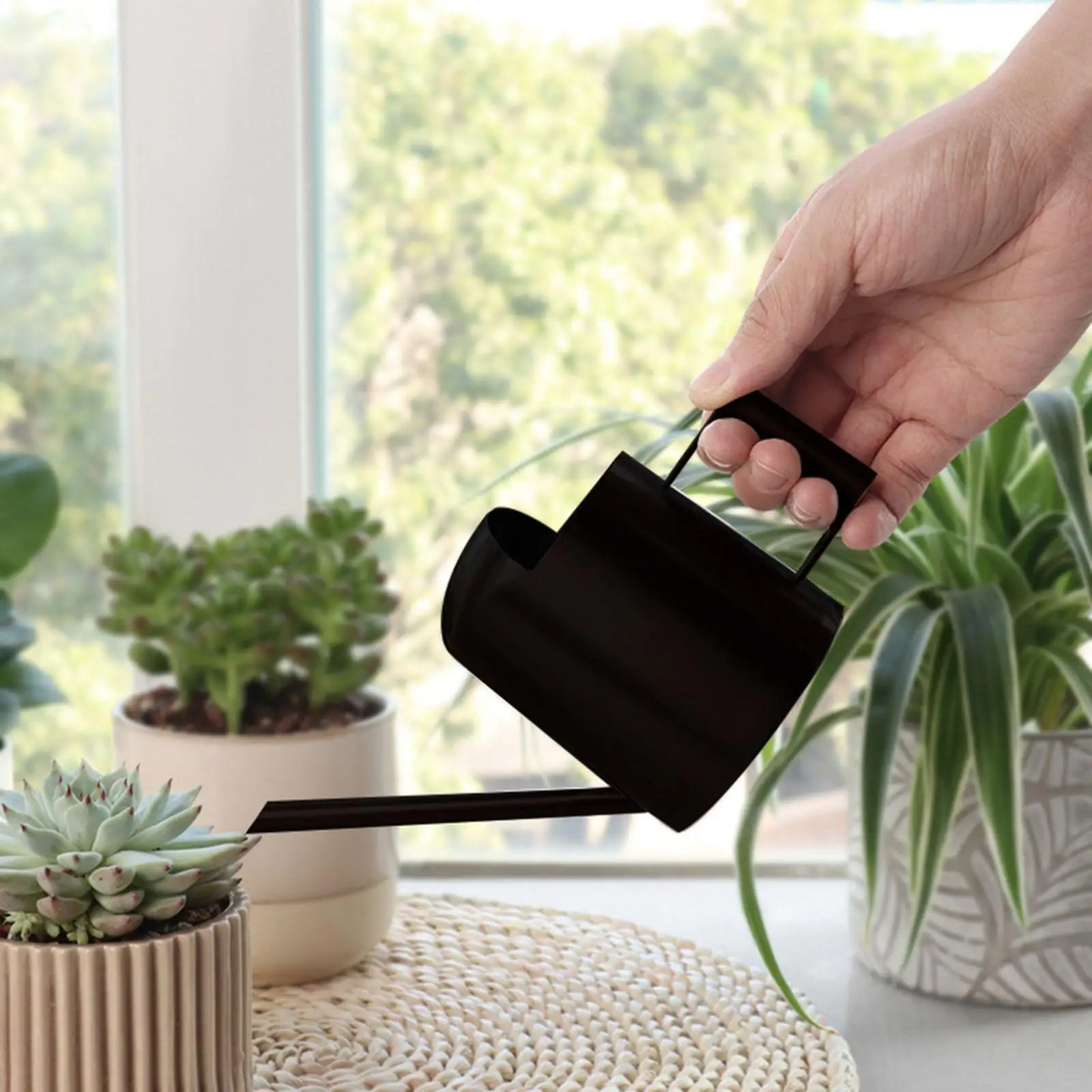 Metal Mini Watering 10oz/300ml Watering Jug for Easy Watering Home