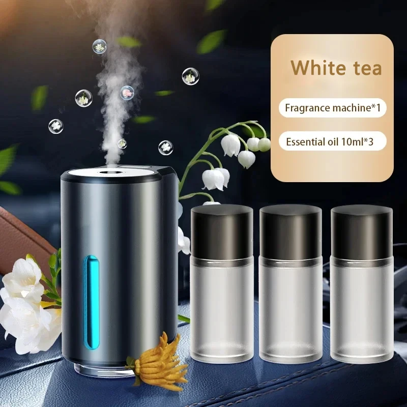 Auto Luchtverfrisser Elektrische Auto Geurverspreider Auto Air Vent Essentiële Olie Mist Luchtbevochtiger Geurverspreider Aromatherapie