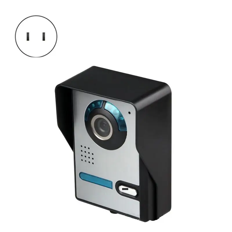 B04C-7 Inch Monitor HD Camera Video Door Phone Doorbell Intercom System IR Night Vision Wired Doorbell Camera Wireless