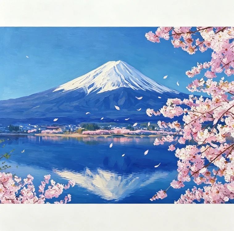 1000/500 PCS Jigsaw Puzzles View of Mount Fuji in Japan Home Decor Games Landscape Puzzles Educational Toys Birthday Gifts