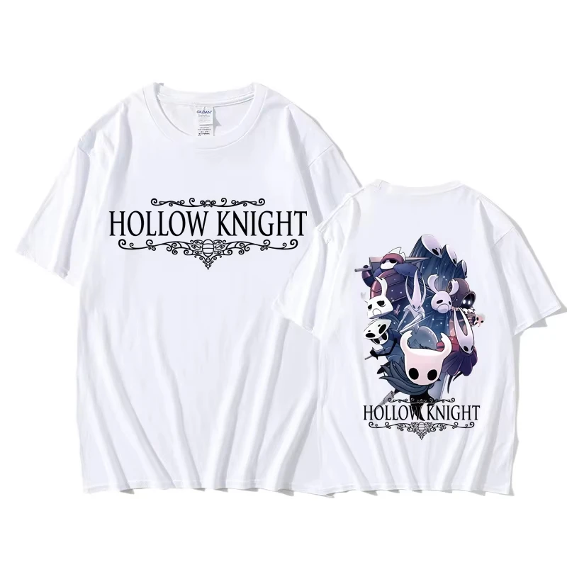 2025 الصيف الجوف فارس الكرتون تي شيرت مطبوع الرجال س الرقبة القطن تي شيرت عادية Barbatos Merch قميص مطبوع الكرتون #3