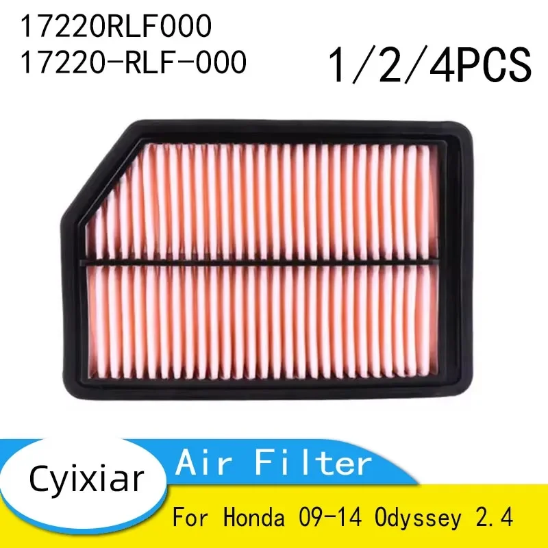 Engine Air Filter 17220RLF000 17220-RLF-000 for Honda 09-14 Odyssey 2.4 Air Filter Air Conditioner Filter