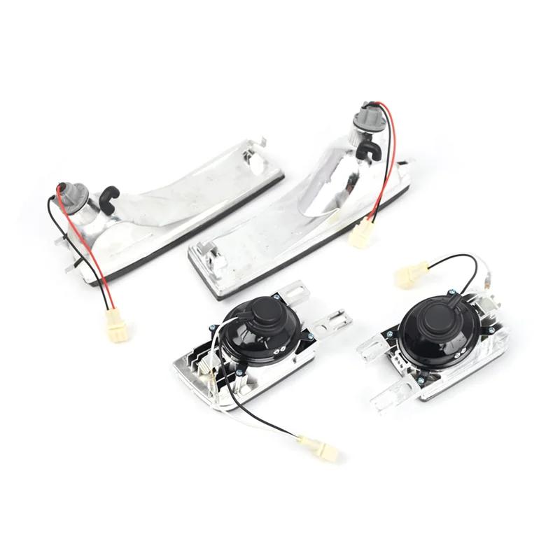 ل جيتا MK3 جولف 1992-1997 أجزاء المصد الأمامي للسيارة الضباب الخفيف بدوره مصباح إشارة #5