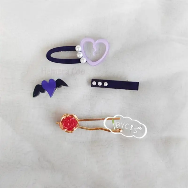 Project Sekai Colorful Stage Feat Shinonome Ena Headwear Hairpin cosplay Accessories BB Hairpins 5pcs A Set Women Girls Hairpins