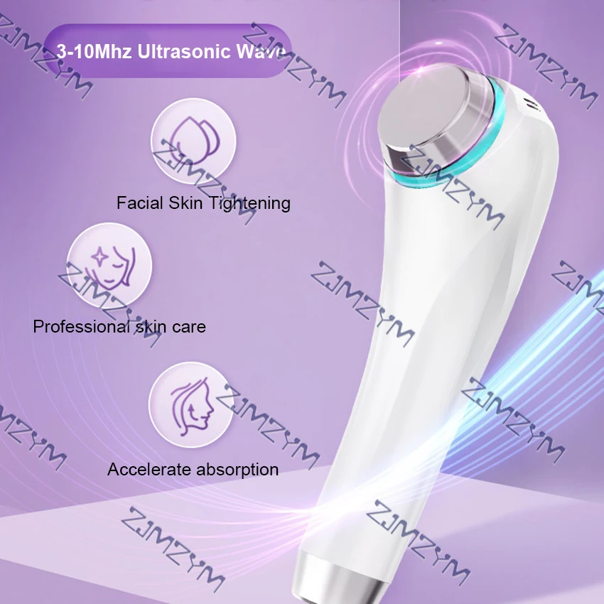 Máquina de onda ultrassônica focada 3-10mhz, aperto da pele facial, endurecimento, cuidados com a pele, instrumento de beleza, ferramenta antirrugas