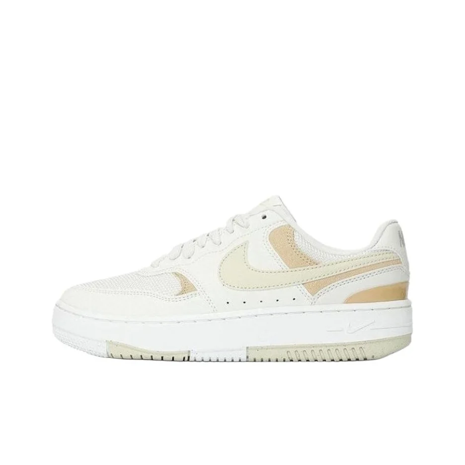 Nike Gamma Force Chaussures de skateboard basses antidérapantes et résistantes à l'abrasion pour femme Blanc