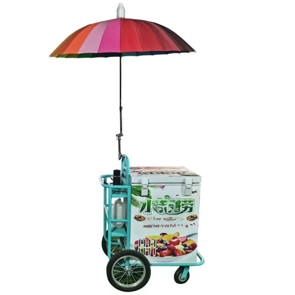 

exquisite craftsmanship Commercial mobile ice cream truck, refrigerated cart, tricycle, bicycle