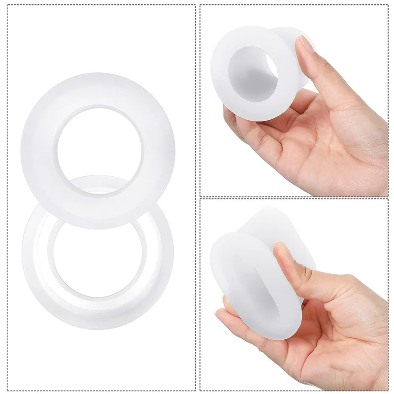 

AS63-4Pcs Patio Table Umbrella Hole Ring Plug, Silicone Pool Umbrella Sleeve Stabilizer,Umbrella Table Ring Hole Insert