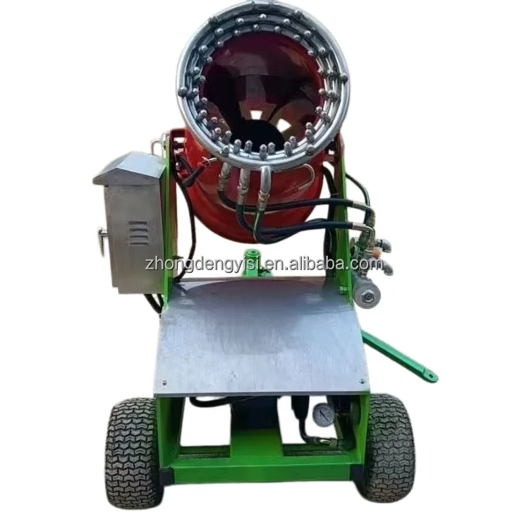 Automatic Snow Spray Making Machine Ski Resort Snow Maker Cannon Fan Generator Shed view 6