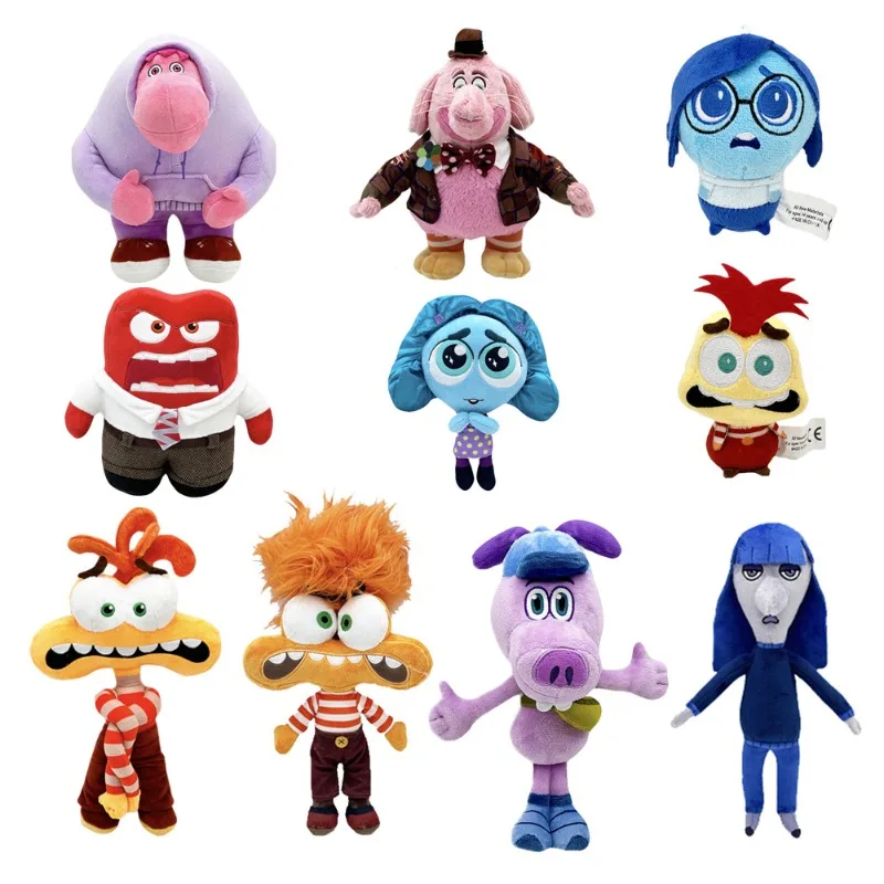 

Disney Inside Out 2 Plush Series Anxiety Envy Embarrassment Toys Plush Stuffed Dolls Cute Toys Room Decoration for Kids Gifts