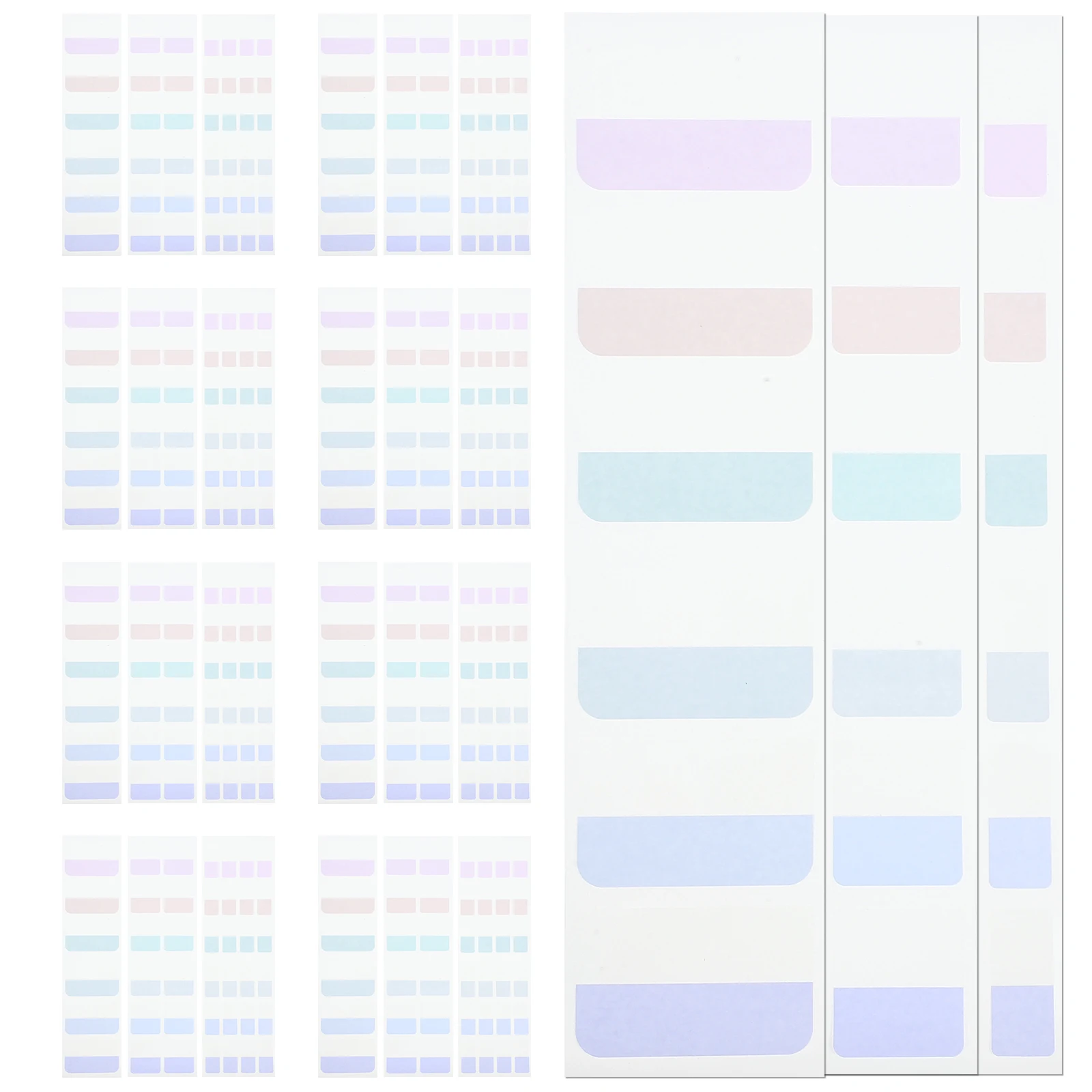 

420 шт. индексные наклейки, цветные липкие вкладки, клейкие маркеры для чтения, портативный легкий органайзер для поиска страниц, практичный