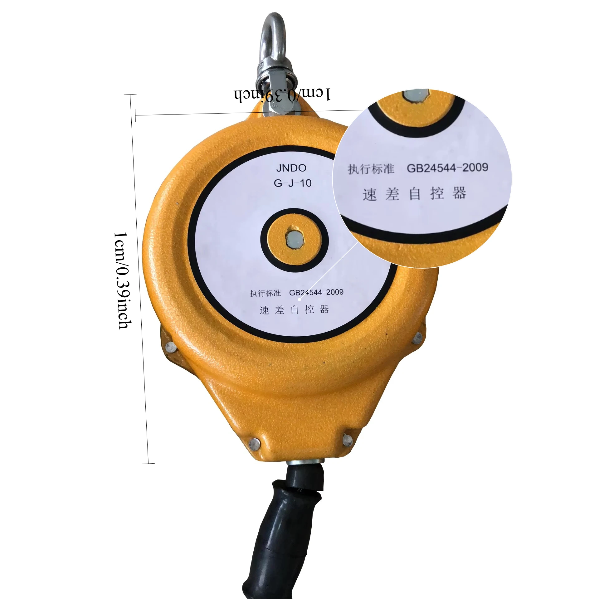 G-J-20 Fall Arrester Aluminum Alloy Casing Impact Force:4.36kN Fall Distance:1.3m Usage: Fall Protection