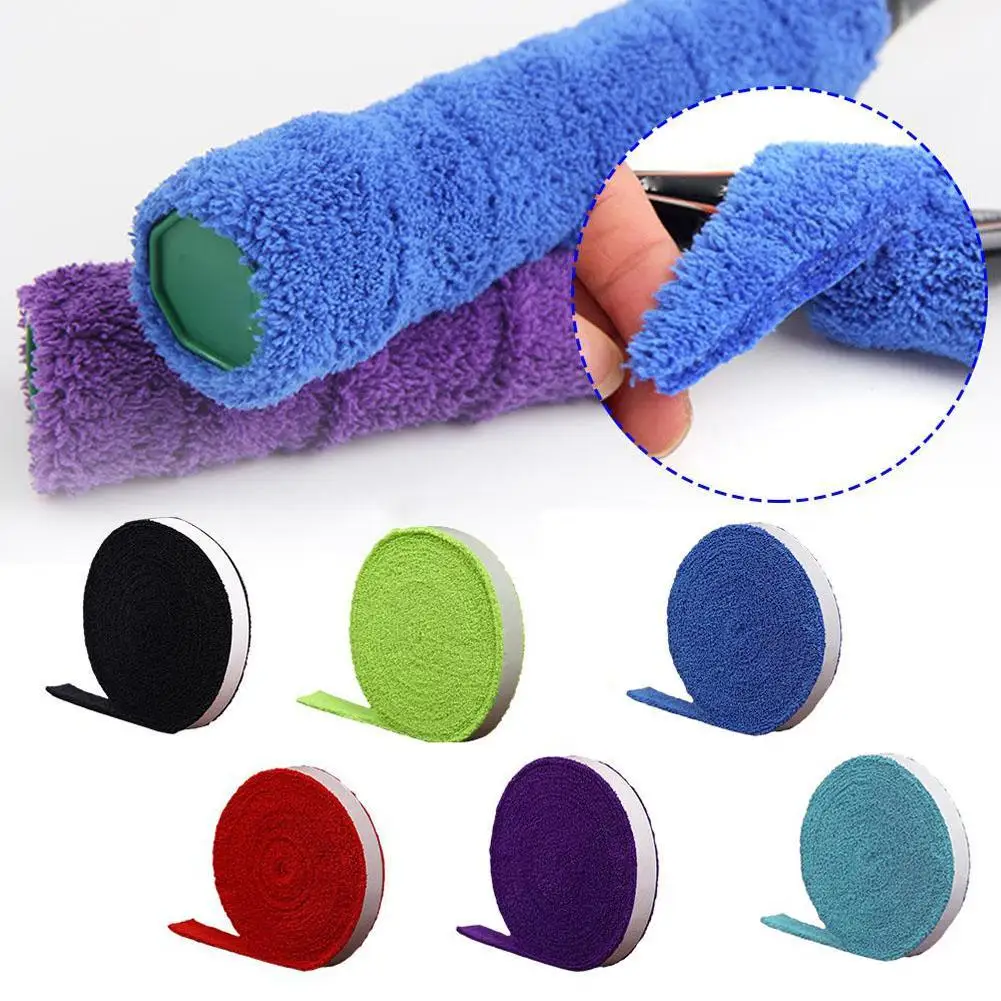 

Anti-slip Breathable Sport Over Grip Sweat Band Griffband Badminton Tape Sweatband Racket Tennis Grips Overgrips