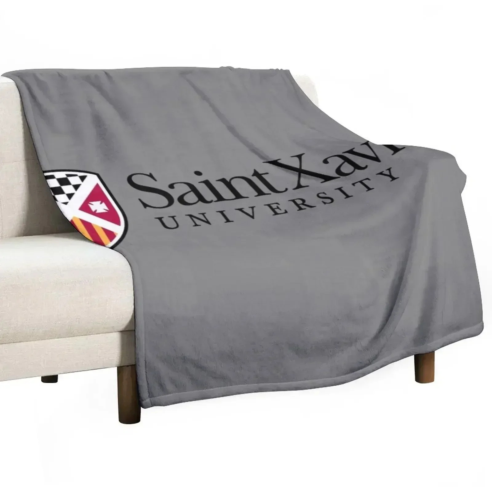 Saint Xavier College Throw Blanket Bed Decoratives valentine gift ideas Blankets