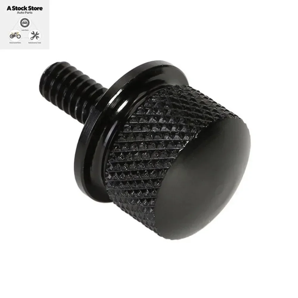 Stainless Steel Motorcycle Seat Bolt Tab Screw Mount Knob Cover for Harley Sportster Dyna Fatboy Road King Softail