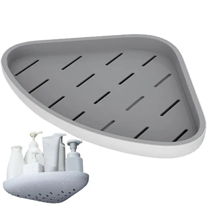 

Corner Shower Shelf No Drilling Organizer Rack For Bathroom Adhesive Shower Organizers Bathroom Storage And Organization For
