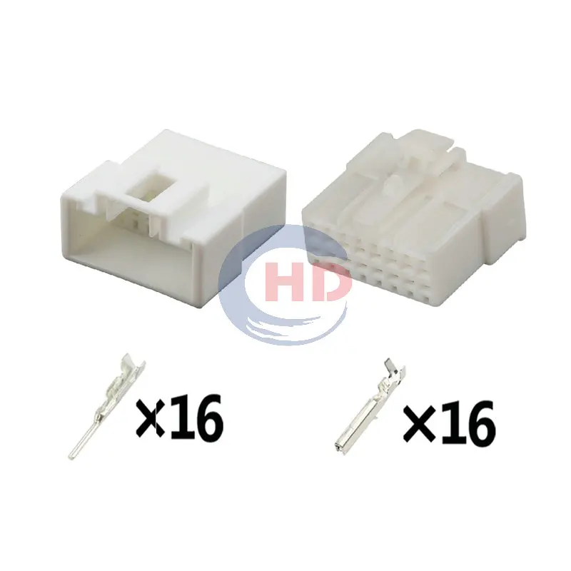 1-20 sets 16pin auto wiring harness plug cable electric plug connector HD163-1.2-11 MG610360