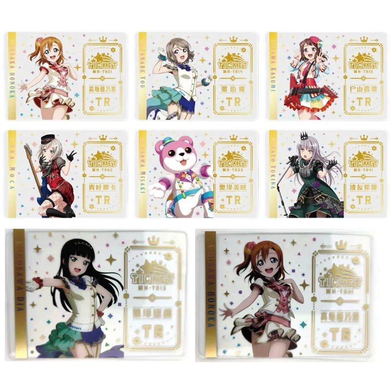 Goddess Story Anime Characters Tr-Series Bronzing Process Collection Card Cartoon Toys Cartoon Girl Sexy Anime Playing Cards