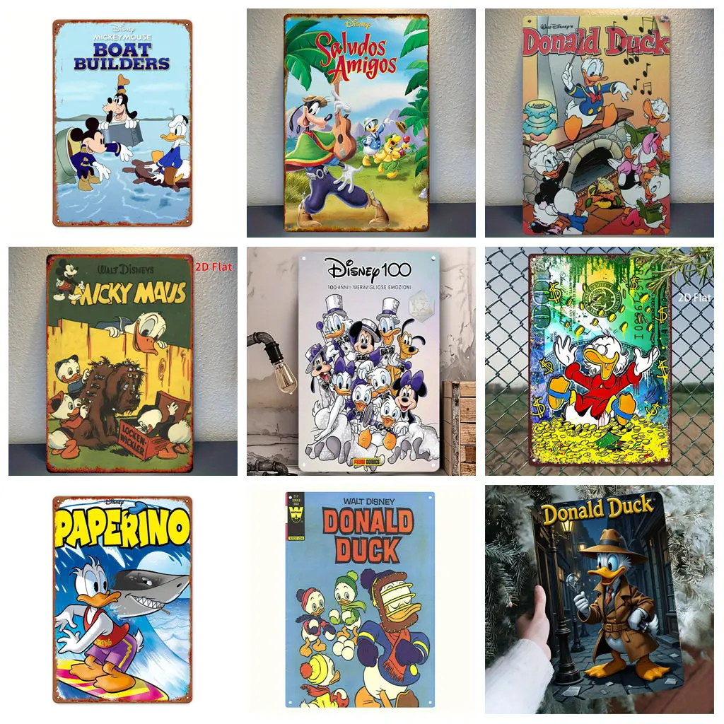 

Miniso Disney Animation Tin Sign Funny Bar Metal Sign, Retro Plaque, Sign, Alcohol Drinker, Pub, Club, Kitchen Wall Decoration
