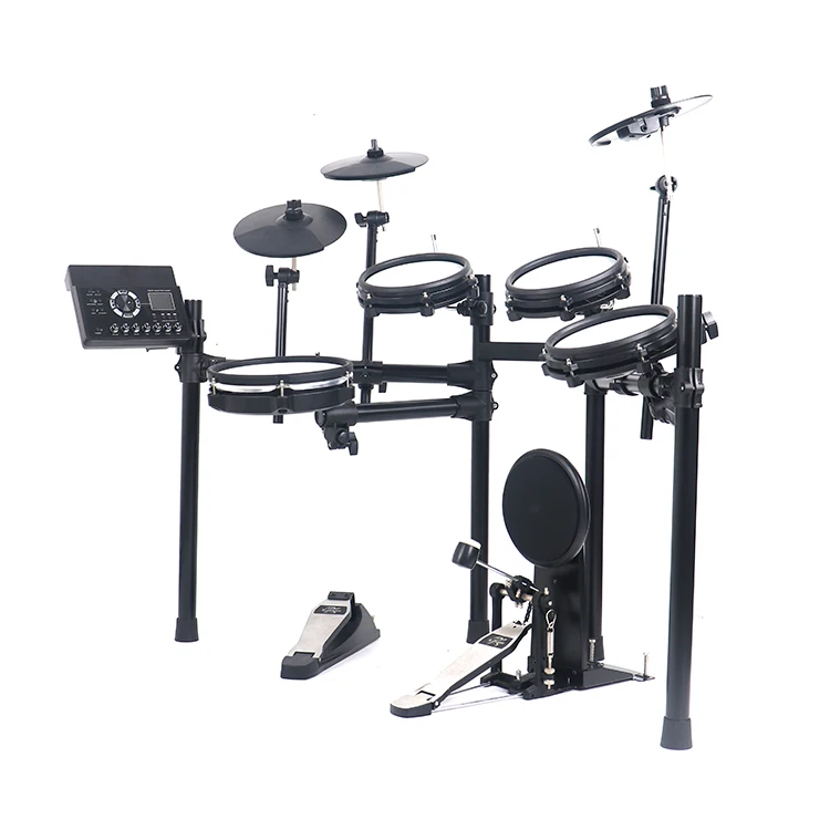 Wholesale Price Instruments Electronic Drum Set with 5 Drums and 3 Cymbals Digital Drum Set