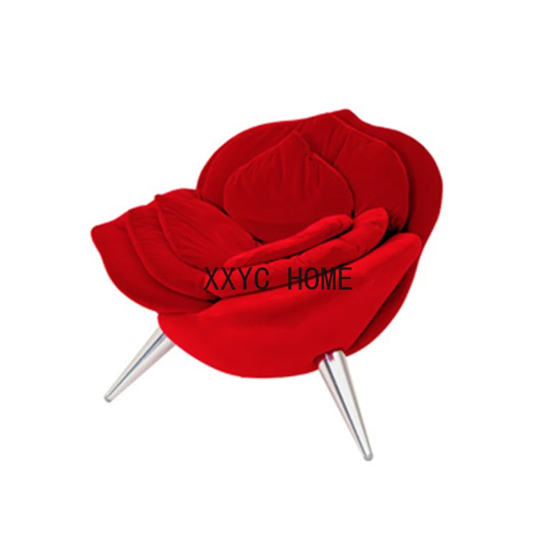 

Nordic Designer Fashion Couch Simple Single Leisure Chair Light Luxury Creative Petal Chair