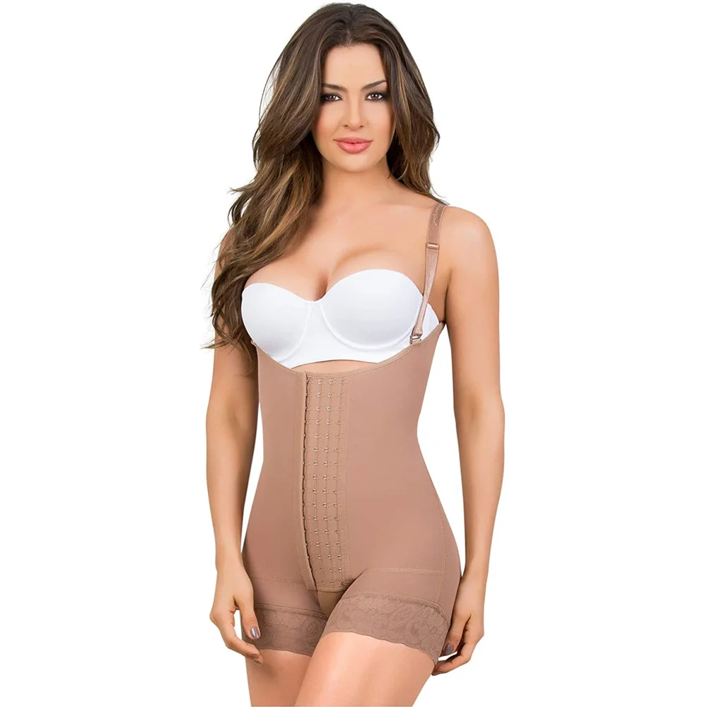 Women'S Corset Slimming Body Shaper Postpartum Strap Colombian Postpartum Girdles Butt Lift Faja Lingerie