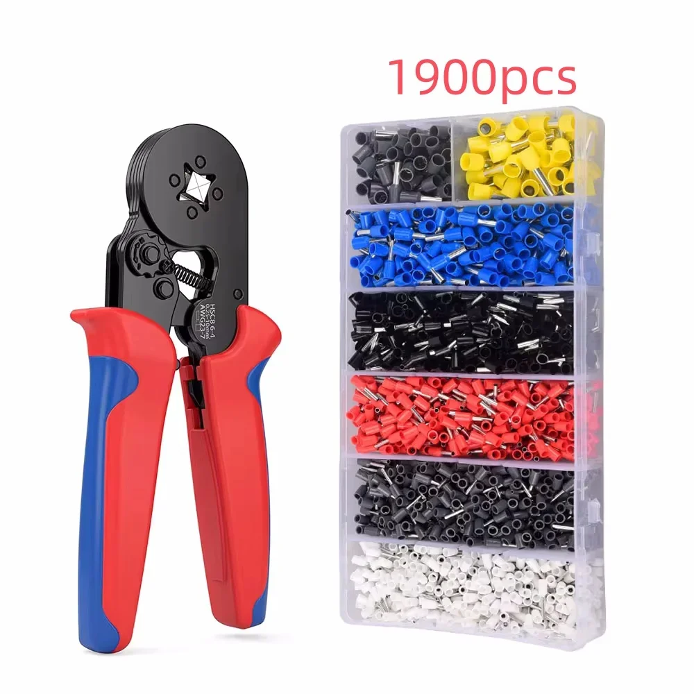 Crimping Pliers Wire Terminals adjustable Wire Stripping Pliers  Ratchet D1Crimping Connectors Wire Crimping Tool HSC8 6-4A 6-6A