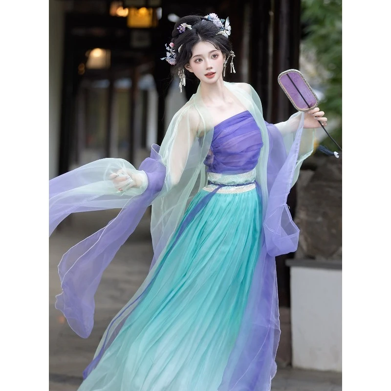 Chest-length skirt Hanfu women's 2026 new adult improved work wear Song Dynasty ancient clothing super fairy
