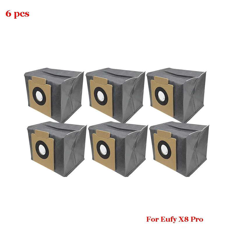 Voor Eufy X8 Pro Robot Zijborstel Hepa Filters Mop Doeken Mop Doek Rag Stofzak Stofzuiger Onderdelen Vervanging Accessoires