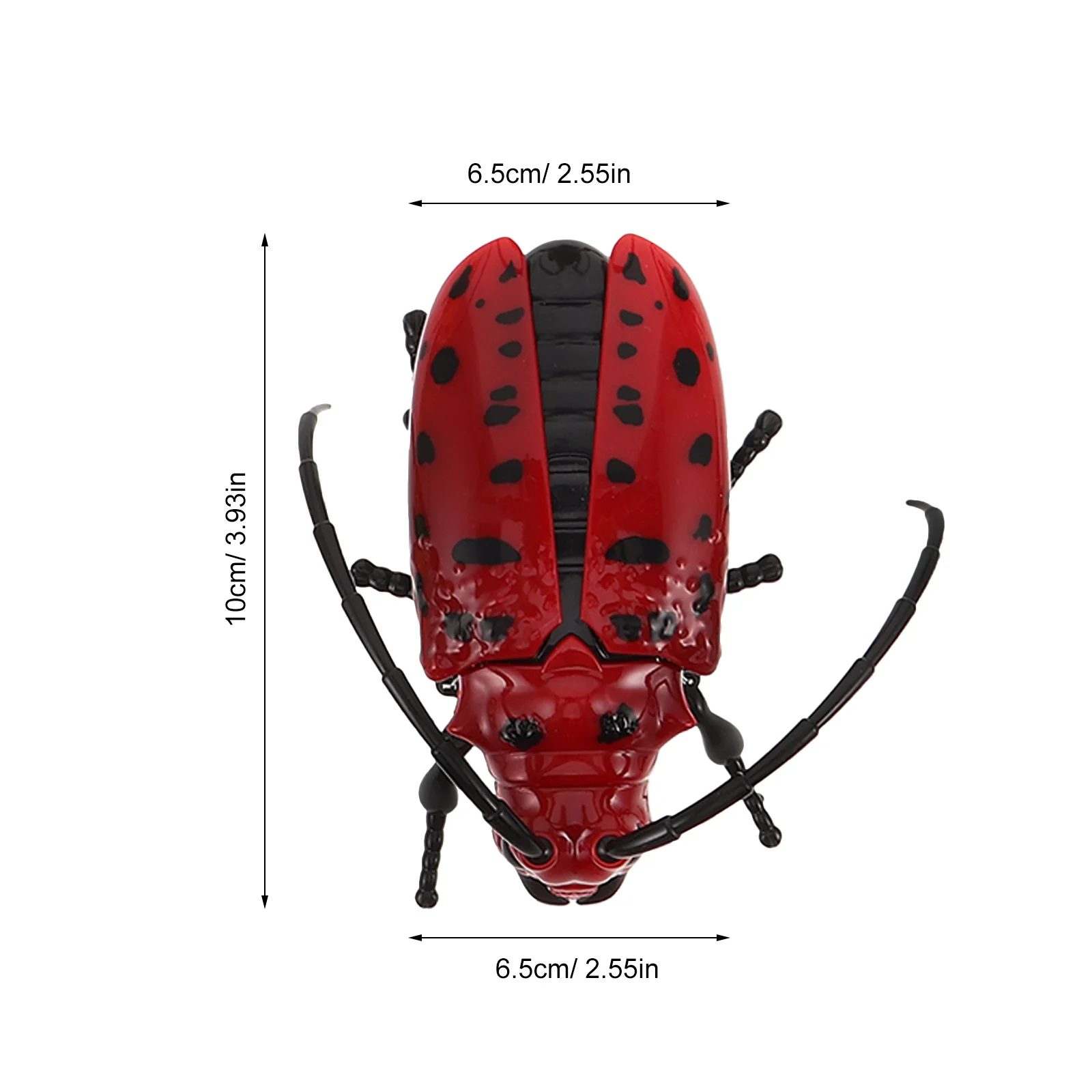 6 pçs acabar inseto plástico realista longicórnio besouro simulação rastejando bug brincadeira festa favor realista longicórnio besouro brinquedo