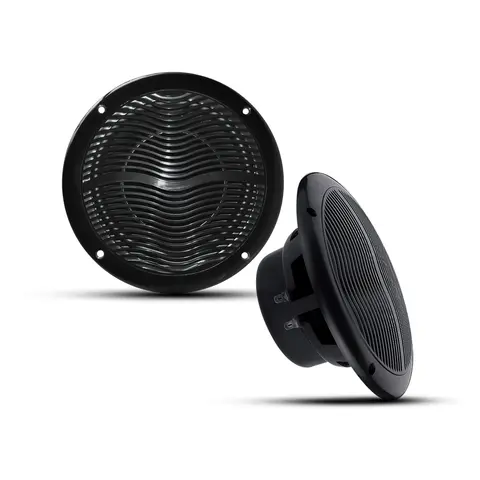 Herdio 2PCS 6.5'' 120W 해양 스피커 2 웨이 방수 및 내후성 야외 스테레오 보트 스피커 ATV UTV에 적합