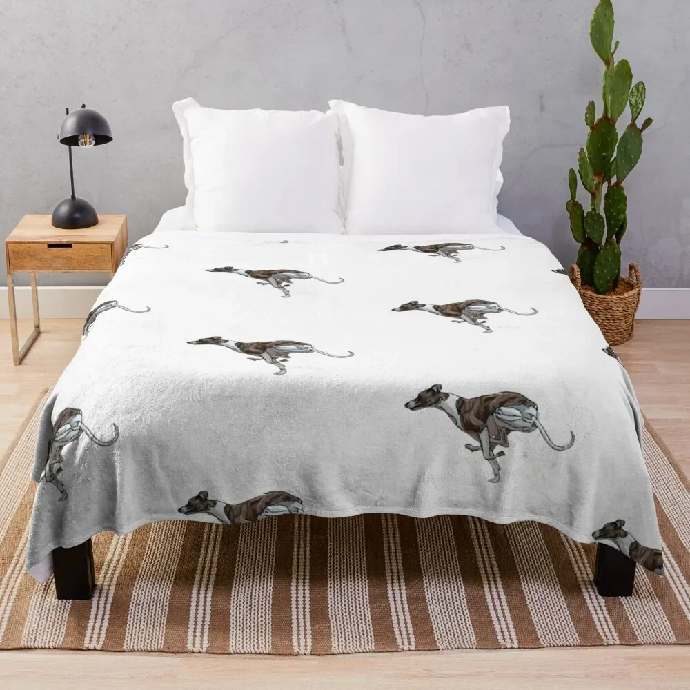 Whippet Throw Blanket Vintage anime Blankets