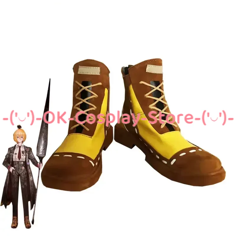 

Game Limbus Company Don Quixote Cosplay Shoes Cosplay Prop Halloween Carnival Boots PU Shoes Custom Made