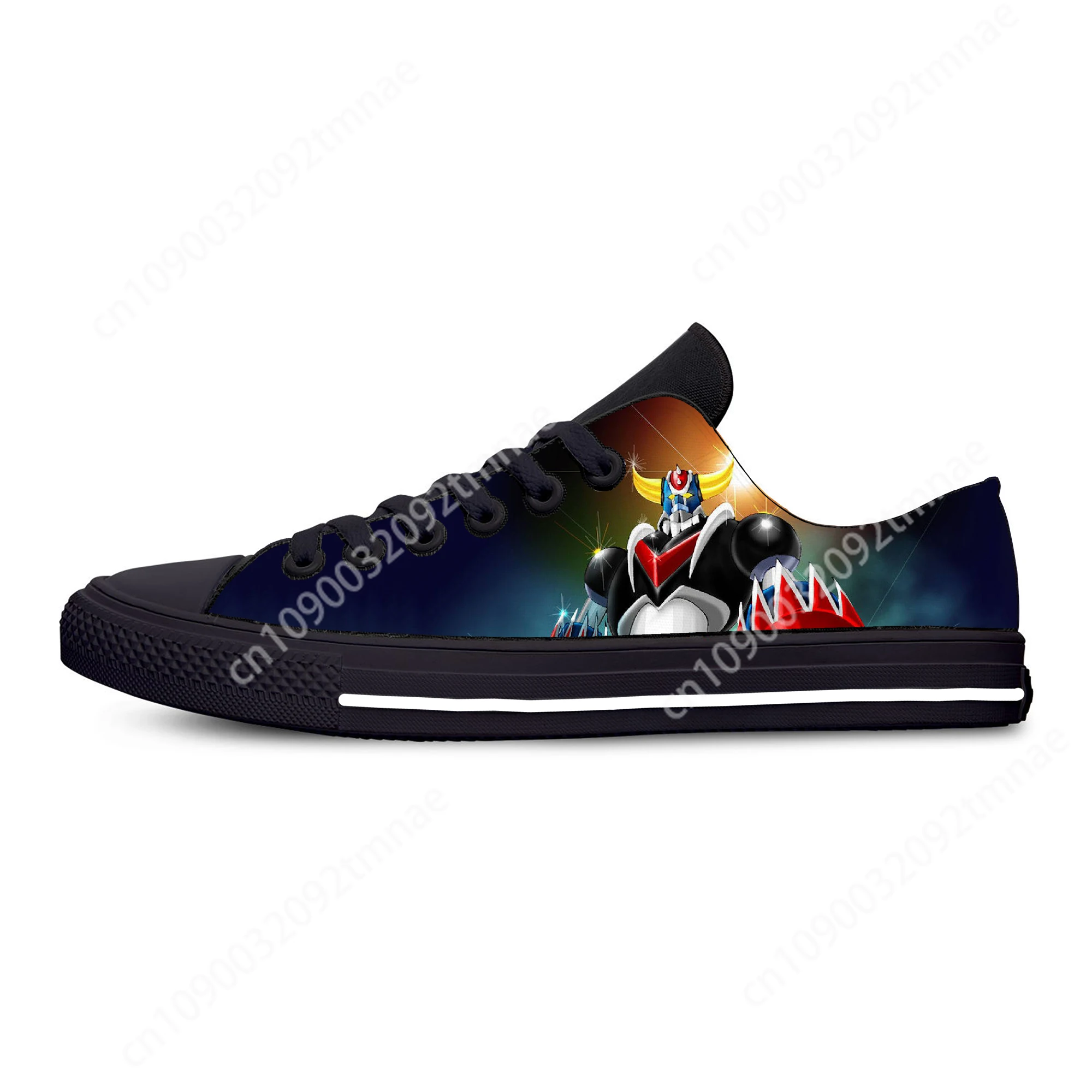 

UFO Robot Goldrake Grendizer Anime Gurendaiza Cool Casual Cloth Shoes Low Top Lightweight Breathable Custom Men Women Sneakers