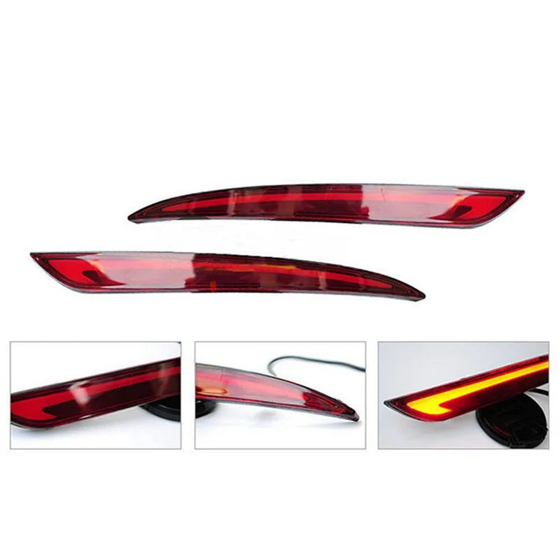 Brake Rear Bar Light Rear Tail Light Turn Signal LED Rear Bar Warning Light Car for Ford Mondeo 2013 - 2016