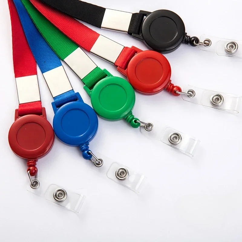 1.5cm Wide Easy To Pull Buckle Hanging RopeChest Card Hanging Strap Card Sleeve Work Permit Lanyard Id Card Holder