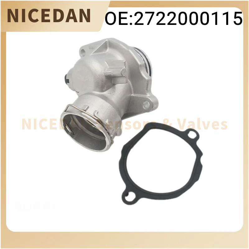 

Engine Coolant Thermostat 2722000115 For Mercedes-Benz C230 C250 C280 C300 C350 Clk350 E350 Ml350 Ml450 R350 S400 Slk280 Slk300
