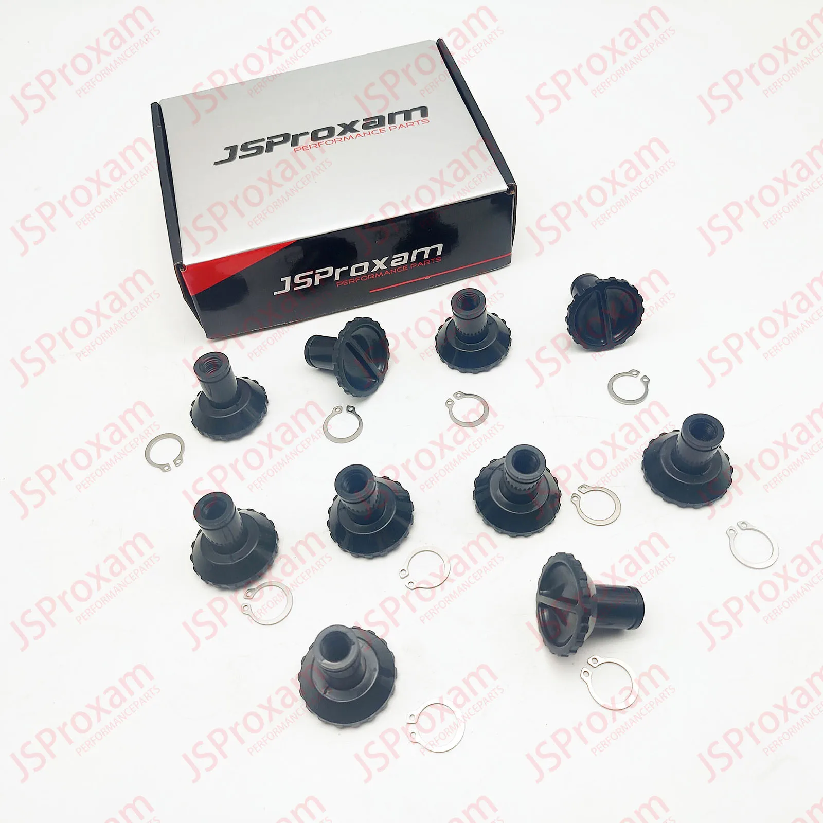 10Pcs 0387272 387272 Replaces Fit For Johnson Evinrude OMC 0766451 766451 Idle Adjustment Knob & Retainer Clip