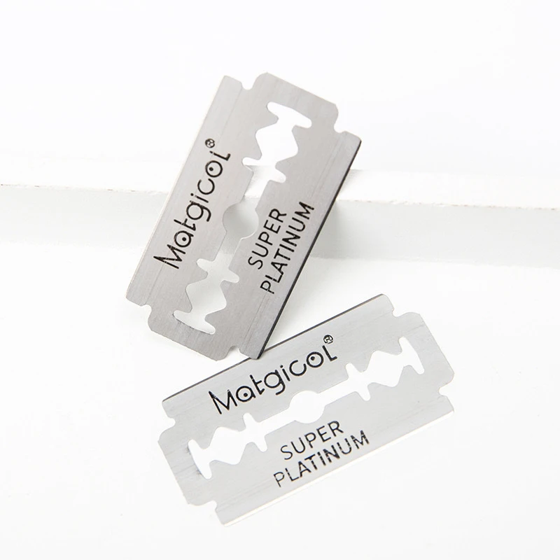 50/100/200 Count Double-sided Safety Razor Blade For Men Beard Shaving Razor Shaver Manual Razor Blade Shaving Tool ﻿