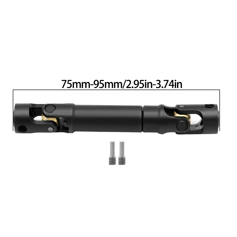 Metalen Interne Spline Aandrijfas Kruiskoppeling Aandrijfas voor 1/10 RC Auto Crawler Axiale SCX10 Gladiator YK4082 TRX4 TF2 D110