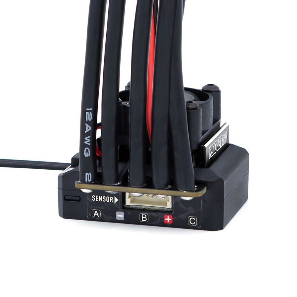ROCKET-RC 130A Sensored Brushless ESC 6V/5A BEC mit Lüfter für 1/10 RC Car 380/390/540 Motor – Detail 7