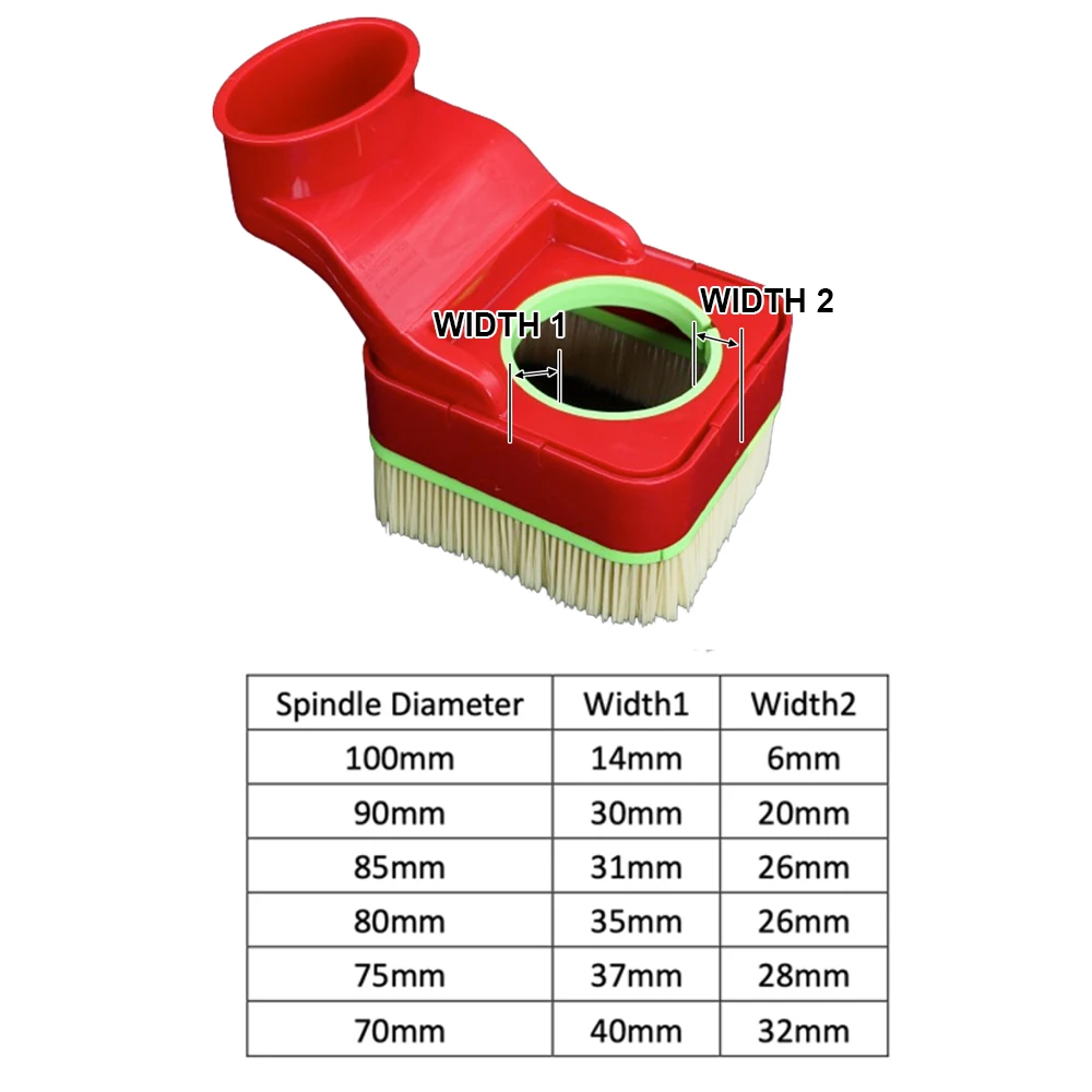 Collecteur de cache-poussière CNC pour moteur de broche, nettoyeur de botte, machine de gravure de routeur, travail de calcul, chute libre, 70mm, 75mm, 80mm, 85mm, 90mm, 100mm