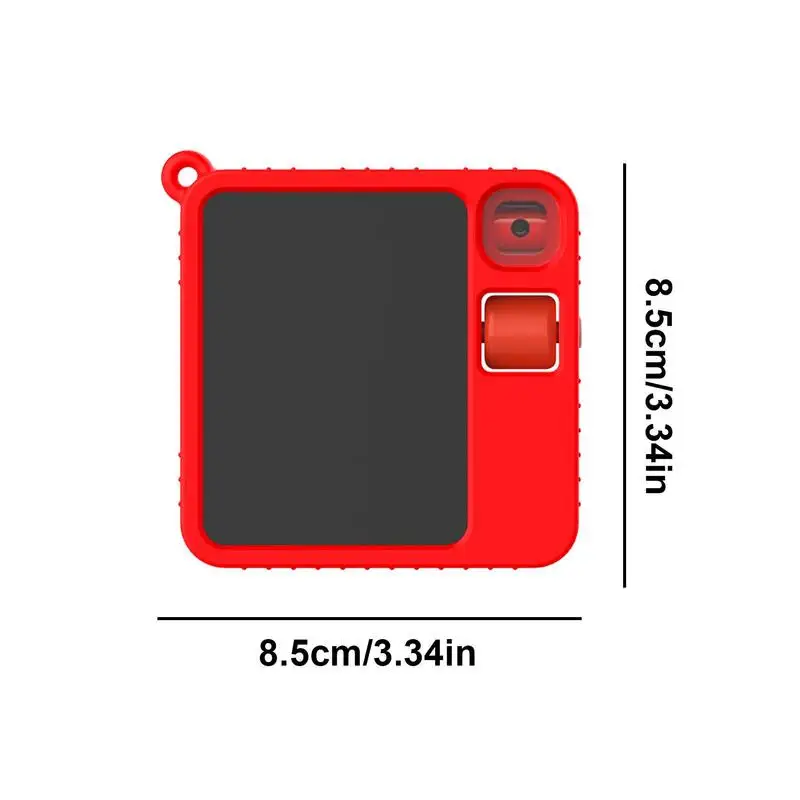 Funda protectora para cámara inteligente, funda de cobertura completa de silicona, Protector de cubierta a prueba de golpes con cordón para cámara, dispositivo inteligente para niños