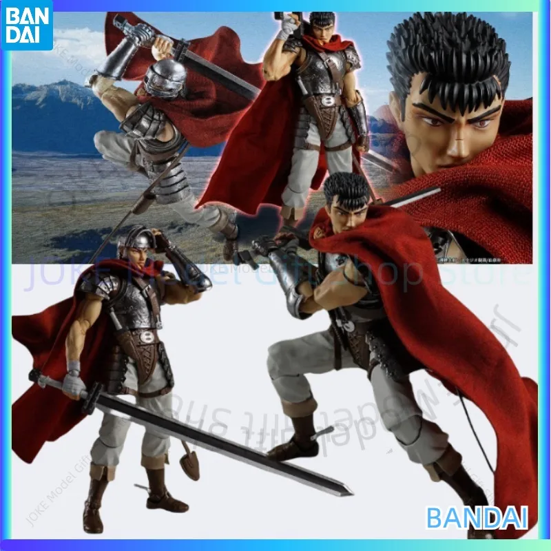 

Оригинальный Bandai S.H.Figuarts Guts на складе, коллекция аниме, фигурки, модель игрушки