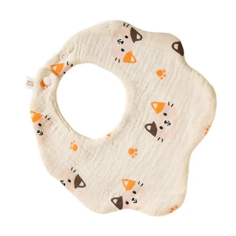 97BE Toalla saliva para bebé suave y absorbente, Baberos suaves y cómodos para niño y niña