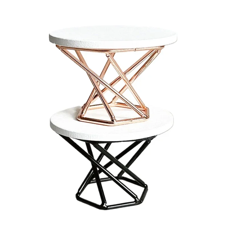 1:12 ドールハウスミニチュアコーヒーテーブルティーテーブルサイドテーブル家具ホームモデル装飾おもちゃドールハウスアクセサリー