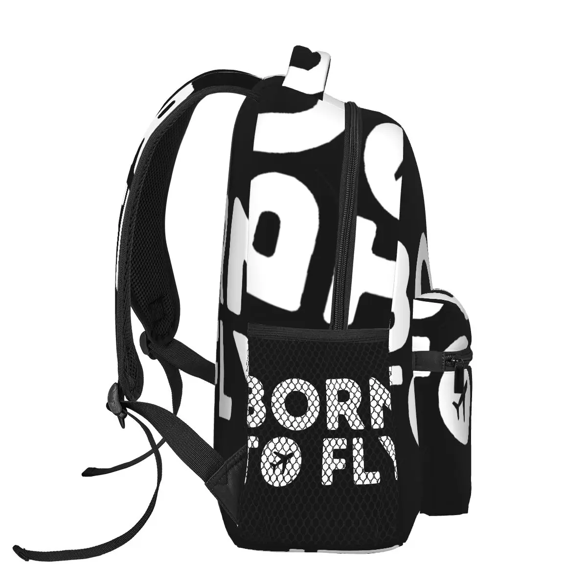 Born To Fly Casual Backpack Unisex Students Leisure Travel Computer Backpack