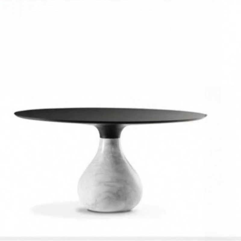 

Water drop dining table light luxury style simple modern dining hotel leisure