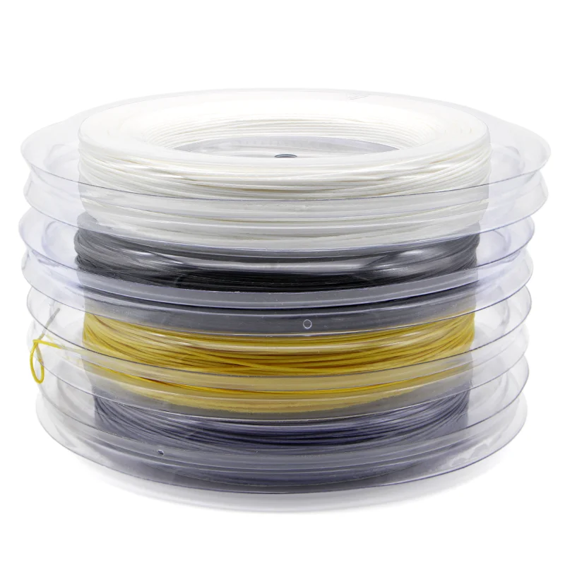 200m High Quality Polyester Tennis String 1.25mm Length 200m Concave Tennis Strings