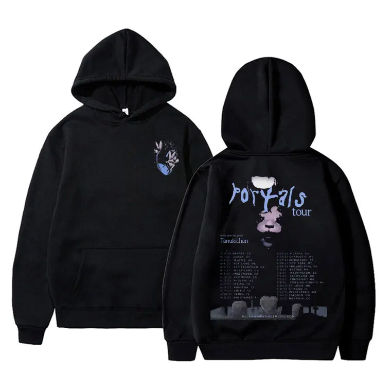 

Singer Melanie Martinez Portals Tour Graphics Hoodie Men Women Fashion Sweatsh Man Vintage Oversized Hoodies Autumn Winter Coat